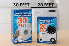 30-Feet Dryer Vent Cleaner Kit - Innovative Lint Remover Reusable Strong Nylon| Flexible Lint Brush with Drill Attachment for Faster Cleaning 30 Feet Long