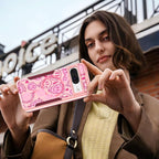 for Google Pixel 8 Case 6.2 Inch - Compatible with MagSafe Women Girls Cute Magnetic Protective Cover Girly Kawaii Pretty Fashion Heavy Duty Shockproof Design for Google Pixel 8 Phone Cases