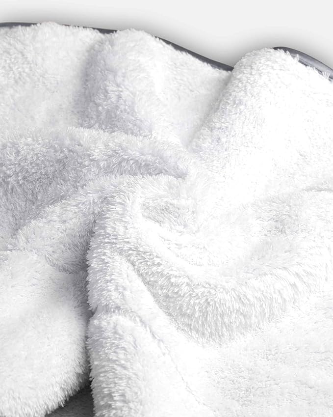 Adam's Polishes Double Soft Microfiber Towel - Premium Quality Microfiber Polishing Towel with Scratch-Free Satin Edge - Buff Away Polishes & Car Wax with Ease
