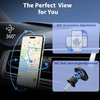 AOUXSEEM for Magsafe Car Charger Mount,15W Fast Charging,20xN55 Magnets,Car Phone Holder Wireless Car Charger Magnetic Phone Holder for iPhone 17/16/15/14/13/12/Pro/Plus/Max Samsung Galaxy S Series