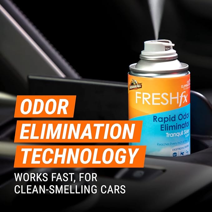 Car Air Freshener and Purifier by Armor All, Car Odor Eliminator, 3 Each