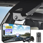 4K Front & 2K Rear 2 Channel HDR Dash Cam, Dual STARVIS 2 IMX678 IMX675, Custom Fit for Toyota Highlander & Hybrid Gen3 UX50 2017-2019 (Model B), LE Limited L XLE etc, 5GHz WiFi,GPS, 128GB Card