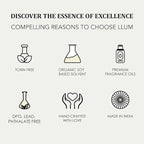 Llum Smoky Vanilla Hanging Car Air Freshener – Luxury Automotive Perfume Diffuser 10ml (0.34 fl oz), Long-Lasting Fragrance, Alcohol-Free Non-Toxic Scent, Glass Bottle With Wood Cap & AC Vent Clip