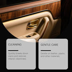 Multipurpose Interior Car Cleaner, Car Cleaning Kit, Upholstery Cleaner for Leather, Vinyl, Dashboard, Removes Dirt, Grease and Stains, Restores Gloss, Refreshed Scent (1Pcs)