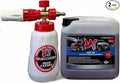 Wash Chems PRO-50 Touchless One Step Car Wash Detergent Soap with Professional Foam Cannon (1 Gallon, 128 oz) No Brushing, Commercial Grade Auto Cleaner Great for Trucks & Tractors