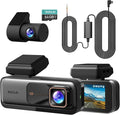 BOTSLAB 4k Dash Cam Front and Rear, 24/7 Parking Monitor with Hardwired Kit, 170° Ultra Wide Dashcam, ADAS, IMX415 Sensor, Night Vision, WDR, Loop Recording, 5G/2.4G WiFi & GPS, Free 64GB Card