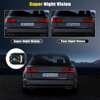 4 Channel 360° Dash Cam Front and Rear Inside Left Right,3.16" 1080P Dash Camera for Cars Car Camera with IR Night Vision,Loop Recording,Parking Assistance,24H Parking Monitor