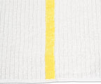 Nouvelle Legende Ribbed Microfiber Bar Mop Towels, Super Absorbent, Cleaning & Drying Cloths, Lint-Free, Streak-Free for Kitchen, Home & Auto, 14x18 Inch, 12-Pack, Yellow Stripe