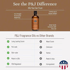 P&J Fragrance Oil - Teakwood 100ml - Candle Scents, Soap Scents, Diffuser Oil Scents