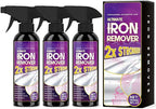 Iron Remover Car Detailing, 4 fl.oz Portable Rust Remover Spray, Fast-Drying & Gentle Formula, Removes Rust, Iron Deposits & Brake Dust for Vehicles & Metal Tools (3 Pack)