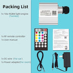 Twinkle 10W Bluetooth APP Control Fiber Optic Lights Engine Source Music Sync for Home Indoor Car Starlight Headliner