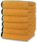 Simple Houseware Professional Grade Microfiber Towels for Car, 16" x 24", 6 Pack, 440 GSM