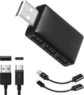 MAX=TECH - Compact Wired to Wireless Adapter for Carplay and Android Auto, with USB Type A and C Adapters - 2 in 1 - Fast Reliable and Easy to Use - All Car Models