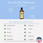 P&J Fragrance Oil - Vanilla 100ml - Candle Scents, Soap Making, Diffuser Oil, Fresh Scents