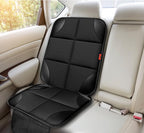 XHYANG Car Seat Protector 1 Pack Car Seat Cushion Mat Thickest Padding,Waterproof 600D Fabric Car Seat Covers for Non-Slip Backing Mesh Pockets for Baby and Pet (Beige, 1 Pc)