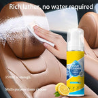 Powerful & Multipurpose Car Interior Foam Cleaner, Quick Spray & Wipe All Purpose Waterless Detailer, Cleaning Without Pre-Washing, Cleaner for Seats, Dashboard, Carpet (1 pcs)
