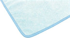 The Rag Company - Premium FTW - 70/30 Blend Microfiber Cleaning Towels for Glass, Windows, Mirrors, Polished Surfaces - Streak-Free - Scratchless, 16" x16' Light Blue (3-Pack)