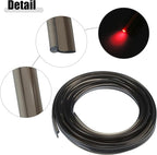 ACROPIX 3mm 0.12" 300cm 9.84ft Universal Skirt Side Glow Optic Fiber Cable Car Light Decoration Black - Pack of 1
