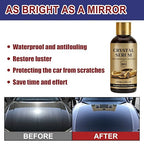 PTZ Crystal Serum, 9H Graphene Coating for Auto Car Detailing, Ceramic Car Coating Kit, PTZ Crystal Serum for Cars, Gloss Hydrophobicty Anti Scratch, Long Lasting Car Protection (2PCS)