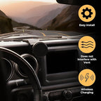 Phone Holder for Jeep Wrangler-JL- (2018-2023) JL JLU Gladiator JT Cradle Mount and Magsafe Compatible (MagSafe Compatible/Wireless Charging)