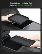 TPARTS Center Console/Armrest Organizer Tray Bottom Pad Storage Box for Tesla Model 3 Highland 2024-2026 Full Coverage Silicone Mat Non-Slip Model 3 Standard/Premium/Performance Interior Accessories