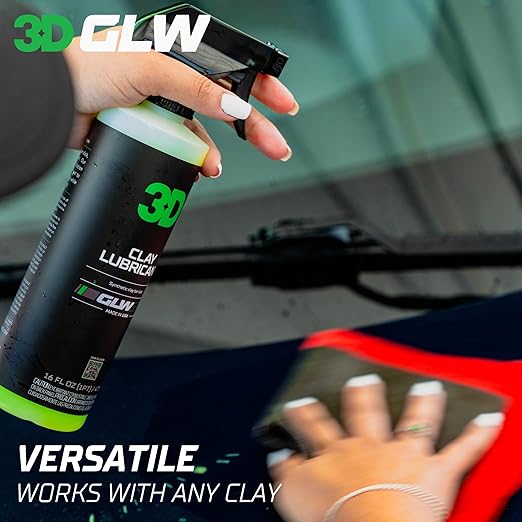 3D One Car Scratch & Swirl Remover + GLW Series Clay Lubricant – The Ultimate Paint Correction & Decontamination Bundle