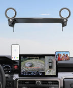Car Phone Holder for 2024 2025 2026 Toyota Tacoma/2025 Toyota 4Runner Accessories Apply to 14 Inch Touch Screen Fixed Clip MagSafe Passenger Cell Phone Mount Handsfree 360° Rotation