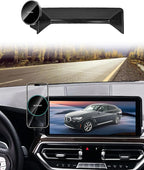 Phone Holder for BMW X3 X4 2022 2023 2024 Accessories 12.3-Inch Screen Fixed Clip, Car Magnetic Phone Mount Compatible with MagSafe, Magnets Fast Wireless Charger Cell Phone Base(Not Fit 10.25-inch)