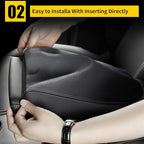 AOMSAZTO Leather Center Console Armrest Cover for 2020-2023 Corolla Toyota Black