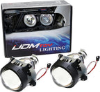 iJDMTOY 3.0-Inch H1 Bi-Xenon Projector Lens Compatible With Car Lighting Retrofit, Custom DIY Job, For Off-Road Use Or Show Purpose