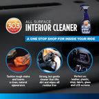 303 Products Interior Cleaner - Easily Cleans Any Surface, Residue Free - Great for Use on Touch Screens, Including LCD - Cleans Glass Streak Free, 16 fl. oz. (30588)