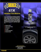 Ardex GTR 7245 Graphene Trim Restorer | Restores Faded Vinyl, Plastic, Rubber & Trim | Hydrophobic + UV Protectant Graphene Coating | DIY Like The Pros | 8 oz | Made in USA