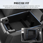 Autorder 2PCS Center Console Organizer for 2023-2026 Chevy Chevrolet Colorado/GMC Canyon Accessories Armrest Storage Box Hidden Storage Box Center Console Insert Tray with Anti-Slip Mat