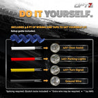OPT7 Sidekick 86" Running Board Lights 2PCS LED Strips w/Sequential Amber Turn Signal Side Marker, DRL, White Courtesy Light for Extended Crew Cab Pickup - Truck Decorations