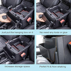 Center Console Hanging Box Compatible with JEEP Wrangler JL/JLU 2018-2023 2024 2025 2026 and JEEP Gladiator JT Truck 2020-2024 2025 2026 Organizer Tray Armrest Storage Accessories (Not for JK/JKU)
