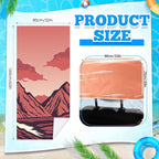 Hahafelt 2 Pack Car Seat Towel Covers with Storage Bag, 63 x 32 Inch Universal Non Slip Waterproof Sweat Protector for Car Truck, Gym Swimming Running, Machine Washable (Death Valley National Park)