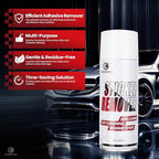 DONKEYPRO Tree Sap Remover for Car -15 fl.oz Sticker Remover Spray with Scraper, Quickly Dissolves Sticky Residue, Glue, Tape, Labels, Decals, Bug, Insect Residue, Tar, Wax on Paint & Glass