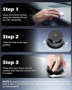 CloudValley 15W Fast Wireless Charger Car Phone Mount, Vacuum Suction Cup Magnetic Phone Holder Design for MagSafe iPhone 17/16/15/14/13/12, 360° Adjustable & Foldable Stand for Dashboard/Windshield