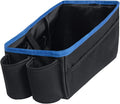 FH Group E-Z Travel Multi-Use Car Organizer with Cup Holders Back Seat Storage Blue