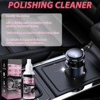 2PCS Car Interior Cleaner & Polish,Deep Cleaner Polishing, All Purpose Interior Detailer Spray, Tire Cleaner, Suitable for Cleaning Rubber, Plastic, Leather Surfaces Inside The Car