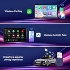 CarlinKit MiNi Ultra Wireless CarPlay & Android Auto Adapter - Plug & Play USB-A/USB-C Upgrade for Wired Cars | Retains OEM Mic, Sound Quality & Controls | OTA Updates
