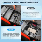 BIXUAN 2024-2026 Ranger Center Console Organizer for 2024 2025 2026 Ford Ranger Armrest Insert Tray+Console Cup Holder Middle Console Armrest Storage Box 2026 Ranger Accessories