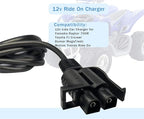 FLHFULIHUA12 Volt Charger for Kids Ride On Car Toys12v Battery Charger for Yamaha Raptor 700R Toyota FJ Cruiser Dumar MegaTredz Motion Trendz Power Supply Adapter for Children Electric Wheels Cars