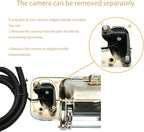 Rear View Camera, w/ Chrome Tailgate Handle, Compatible with 2005-2014 Ford F150, 2008-2016 F250 F350 F450 F550 Super Duty, 2007-2010 Explorer, 170° Angle, Backup Camera Kit, Back Up Reverse Camera