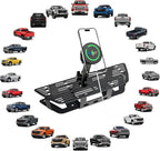 2024 Silverado 1500 Magnetic Phone Mount Compatible with 2019-2024 Chevy Silverado & 2019-2021 GMC Sierra，No-Drill Metal Cell Phone Holder for Dash Platform Car Accessories