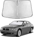 EcoNour Windshield Sunshade Compatible for BMW 7 Series 2001-2006, 2007, 2008, Sun Visor for Front Windshield & Window Sun Shade Cover, UV Heat Blocker & Protector, Car Accessories