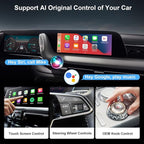 PWAYTEK Wireless CarPlay and Android Auto Adapter, 2-in-1 Mini USB Dongle, Convert Wired CarPlay to Wireless, Fast & Stable Connection for iPhone iOS 10+ and Android 11+