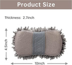 4 Pack Car Wash Mitt, BELPAIR Microfiber Sponge Cleaning Mitten for Window Cleaner, Non Scratch Sponges Auto Supplies Duster Kit Premium Washing Scrub Foam for Care Tools Foaming Cleaner (Grey)