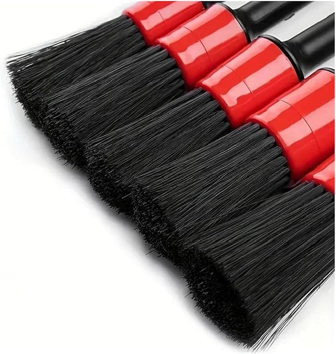 Car Wash Care Detailing Brush Set For Cleaning Wheels Dashboards Vents And More Car Cleaning Brushes Car Accessories(One set)