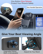 SKYLOTEC Phone Mount Cubby Insert for Ford Maverick 2022 2023 2024 Accessories, Cell Phone Holder Storage Box Kit, Automobile Cradles Phone Base Not Block Air Vent